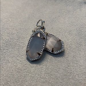 Kendra Scott Lee Silver Drop Earrings